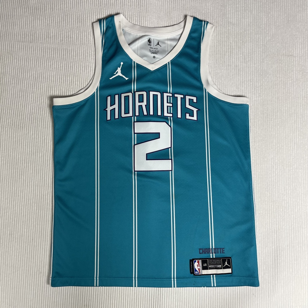 Charlotte Hornets Jersey Mens Large Blue NBA Basketball LaMelo Ball 2 Nike
